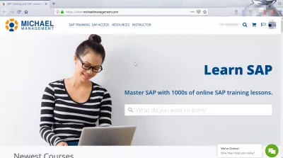 Kako pridobiti strokovno potrdilo SAP na spletu? : Michael Management SAP izobraževanje na spletu