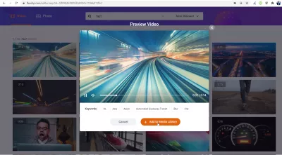 Сцреенцаст без софтвера на Виндовс 10 : Проналажење видео записа на ФлекЦлип-у за додавање у пројекат