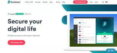 TOP 5 VPN služeb : SurfShark nabízí