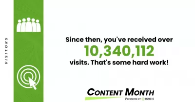 YB Digital Ezoic Месяц контента Основные моменты: в Ezoic TOP 4% Publishers! : С тех пор мы получили более 10 340,112 посещений. Это тяжелая работа!