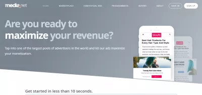 5 najboljih alternativa za AdSense : Media.net: Media.net: Kontekstualno oglašavanje i programska platforma