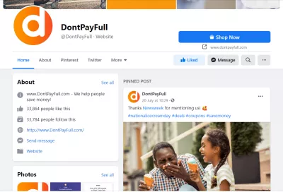 Hơn 20 lời khuyên xây dựng thương hiệu trang Facebook từ các chuyên gia : @DontPayFull trên Facebook
