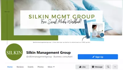 Mais de 20 dicas de branding de página de negócios do Facebook de especialistas : @silkinmanagementgroup no Facebook