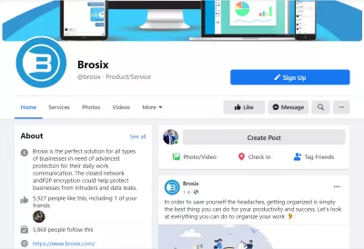 Mais de 20 dicas de branding de página de negócios do Facebook de especialistas : @brosix no Facebook