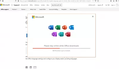 วิธีการเปลี่ยนภาษาอินเทอร์เฟซใน Microsoft Office : การดาวน์โหลด Microsoft Office และติดตั้งชุดภาษาด้วยตัวเอง