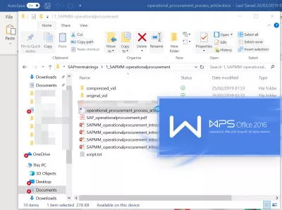 Com Canviar Les Associacions De Fitxers De Windows 10? : Arxiu de text Docx obert en un altre programa que Word