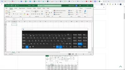 Excel גלילה במקום תאים נעים : חיצים שאינם מעבירים תאים ב- Excel עקב מקש SCRLK במקלדת שהופעל