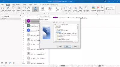 Eksportuj OutLook kontaktów do pliku CSV : Eksportuj kontakty programu Outlook do CSV