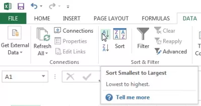 Excel లో నకిలీలను ఎలా తొలగించాలి : Excel డేటా విధమైన మెను