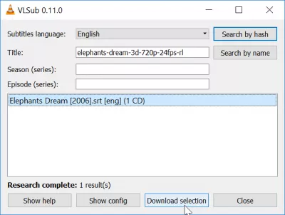 How to download subtitles in VLC : Online subtitles download