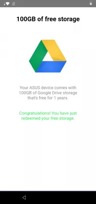 Comment obtenir plus de stockage sur Google Drive gratuitement? : Mise à jour du stockage gratuit sur Google Drive terminé après utilisation de l'offre de stockage gratuite