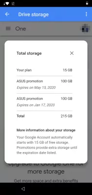 Hvordan få mer Google Drive-lagring gratis? : Total bruk av Google Disk lagringsplass økte gratis