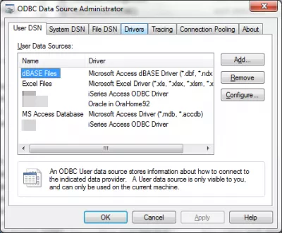 MS Access Oracle ODBC kontrolatzailea : Sar zaitez Oracle sarbidean