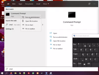 Zgjedhur: Tekstet e programit Windows 10 nuk shfaqen më : Run komandën e shpejtë si administrator