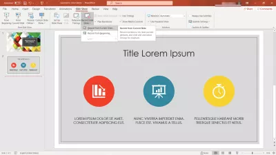 How To Screen Record Windows For Free With Powerpoint? : PowerPoint slide show recording option to add face recording to presentation