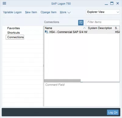 Add server in GUI của SAP 750 in 3 easy steps : Danh sách máy chủ SAP LOGON trong GUI của SAP 750