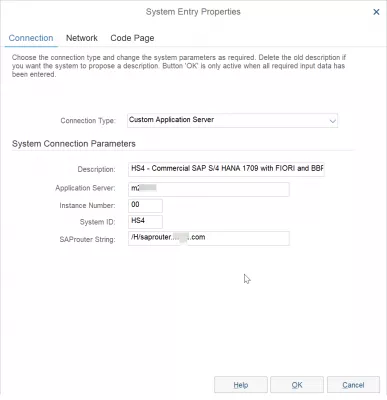 Add server in GUI SAP 750 in 3 easy steps : Modificarea proprietăților de intrare a sistemului SAP în GUI SAP 750