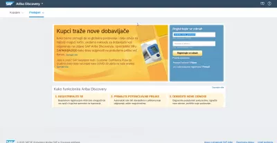 SAP Ariba: zmena jazyka rozhrania je jednoduchá : Rozhranie SAP Ariba v chorvátčine