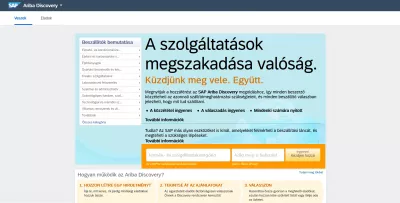 SAP Ariba: zmena jazyka rozhrania je jednoduchá : Rozhranie SAP Ariba v maďarskom jazyku