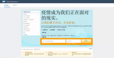 SAP Ariba: легко изменить язык интерфейса : Интерфейс SAP Ariba на китайском языке