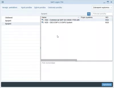 간단한 2 단계로 SAP NetWeaver 로그온 언어 변경 : 체코 어 SAP 로그온