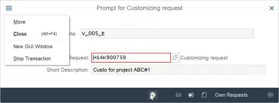 SAP Company code assignment to country in 3 easy steps : Entering customizing request for country calculation procedure assignment