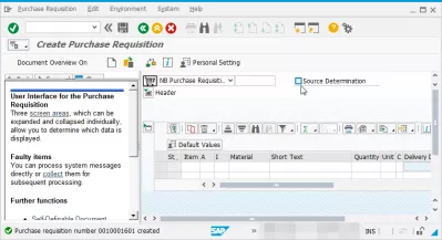 Как да създадете заявка за покупка в SAP чрез ME51N : Как да създадете заявка за покупка в SAP чрез ME51N