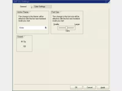Kako promijeniti boju u SAP GUI : Slika 6: SAP sustav ovisi o zadanim postavkama