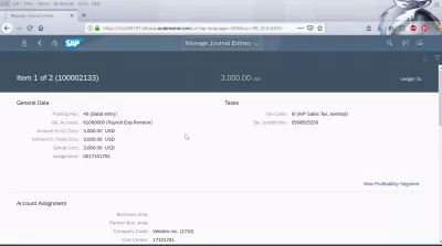 Display financial statement tile in SAP FIORI and balance sheet check : Manage journal entries app