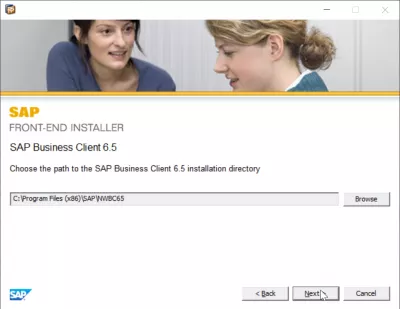 Langkah Pemasangan SAP GUI [Versi 750] : Pemilihan folder pemasangan SAP