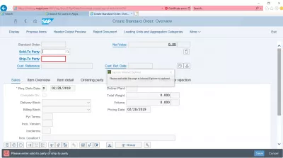 如何使用SAP S4 HANA FIORI界面？ : 在FIORI中突出顯示問題的屏幕