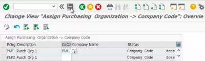 SAP შემსყიდველი ორგანიზაციის დანიშვნა კომპანიის კოდექსსა და ქარხანაში : SAPის კომპანია კოდი სამაგისტრო მონაცემების შესასყიდად