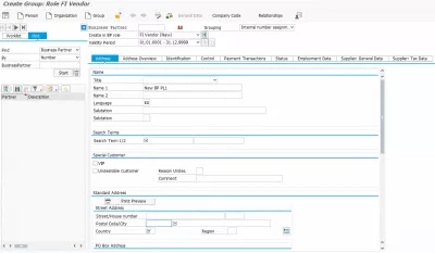 Com crear un soci comercial a SAP S/4HANA : Introduïu dades generals de socis