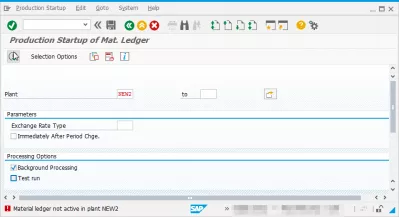 SAP Message C + 302 Materiell storleger ikke aktiv i anlegget : Feil materiale storleger ikke aktiv i anlegget ABCD i CMKSTART