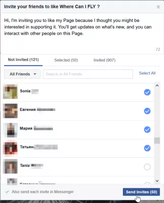 چگونه می توان از دوستان خود دعوت کرد که صفحه فیس بوک شما (یا شخص دیگری) را دوست داشته باشند؟ : چگونگی دعوت کردن مردم به دوست داشتن صفحه فیس بوک خود