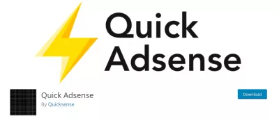 Os 7 melhores plugins gratuitos do WordPress Adsense para aumentar a receita : Quick Adsense