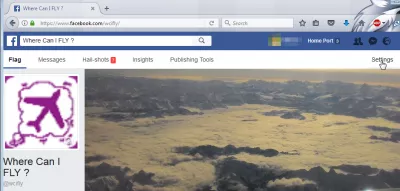 Si Të Ndryshoni Pronarin E Faqes Së Facebook? : Hapja e një faqeje dhe shkuarja te Settings