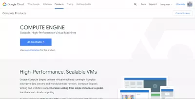 Was ist Google Compute Engine? Ein kurzes Intro : Google Cloud Engine-Website