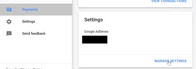 Google 애드 센스 결제 설정이 지불 기준 액을 변경합니다. : 설정 관리 Google 애드 센스 결제 옵션