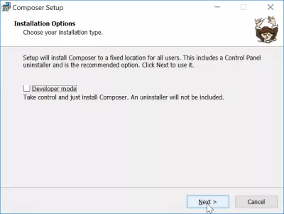 Paano mag-install ng mga kompositor na bintana : php Composer install windows