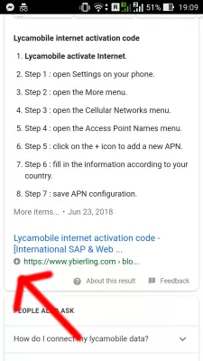 Tag 'skrip .js ekstensi amp-iklan.' Tidak ada : Hasil pencarian Google menawarkan halaman AMP untuk Lycamobile mengaktifkan pencarian Internet