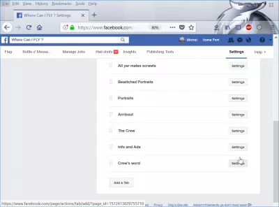 Activa o desactiva les ressenyes de la pàgina de Facebook : Configuració de la revisió de la pàgina empresarial