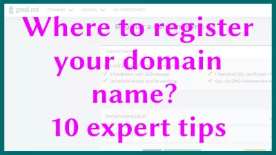 도메인 이름을 어디에 등록합니까? : Registering a new domain name at 간디 넷