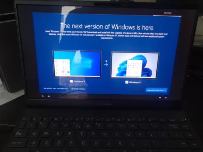 5 najboljših 13,3-palčnih ultrabook - vrste in značilnosti : Brezplačna možnost Upgrade Windows 11, ki je na voljo na začetni nastavitvi Asus ZenBook