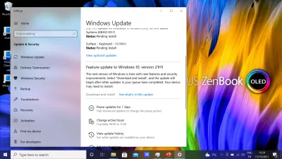 Opgradering til Windows 11 : Windows 10 Funktionsopdatering til Windows10 Version 21H1
