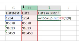 Fig09 Apply vlookup on both list pasted as text