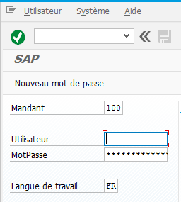 SAP change default language : SAP login screen in chosen language