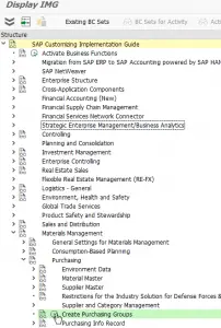 SAP how to create a new purchasing group : Create Purchasing Groups in SPRO