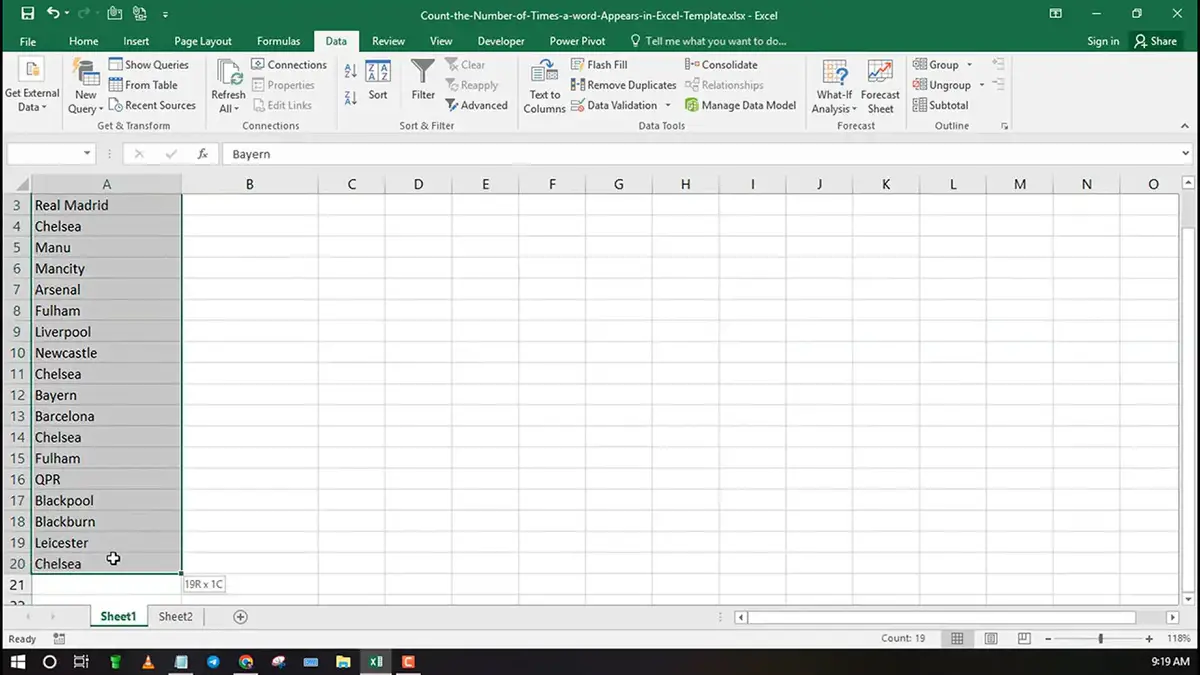 How to count words in a text using Notepad++ word count tool