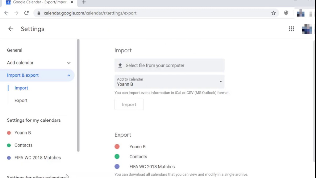 import ics to google calendar in outlook 2010